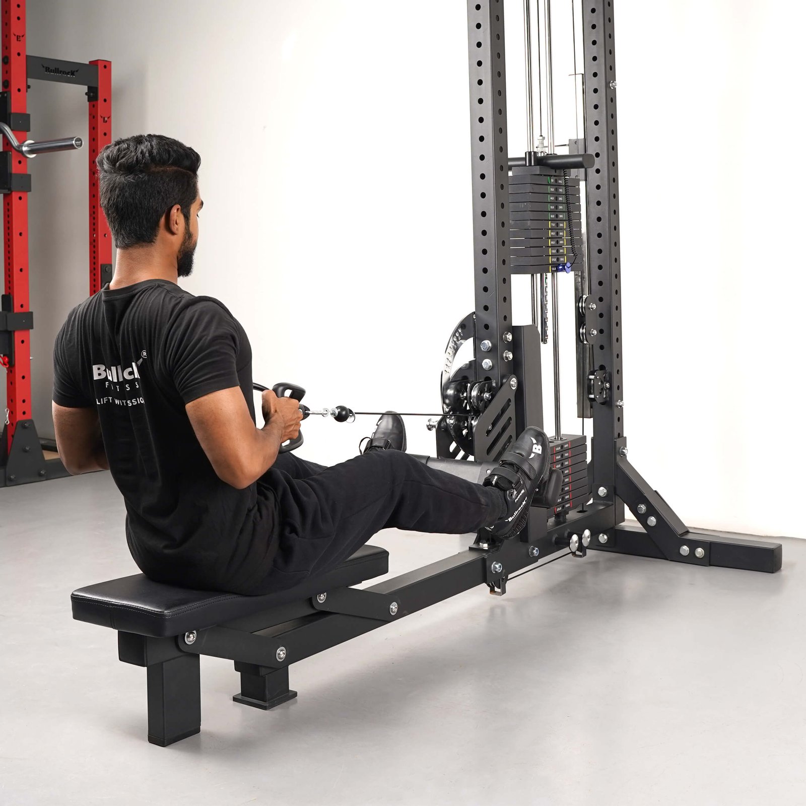 Gorilla Cable Tower – Lat Pull Down + Seated Row + Bicep + Tricep Combo - Image 2
