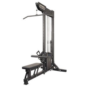 Gorilla Cable Tower – Lat Pull Down + Seated Row + Bicep + Tricep Combo