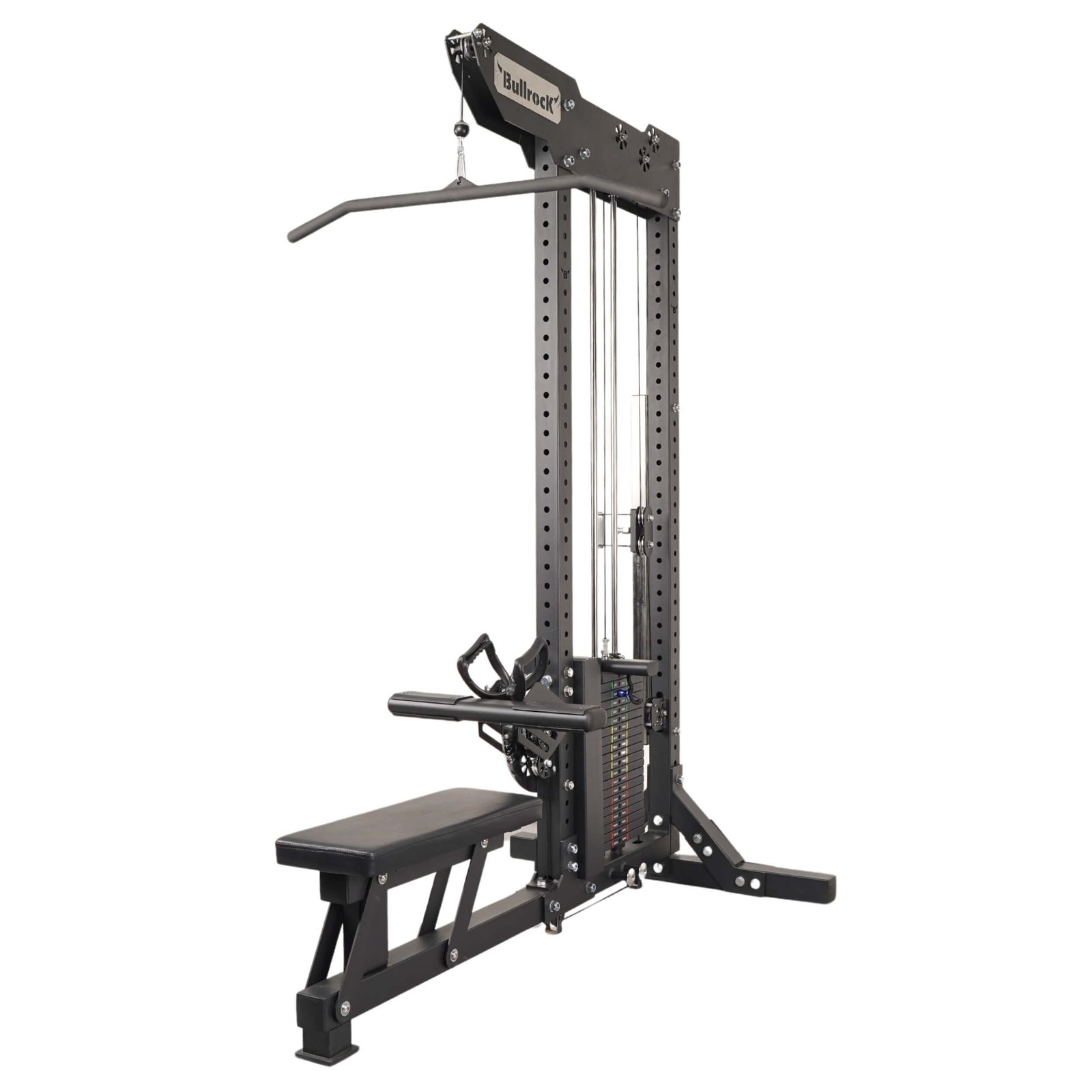 Gorilla Cable Tower – Lat Pull Down + Seated Row + Bicep + Tricep Combo