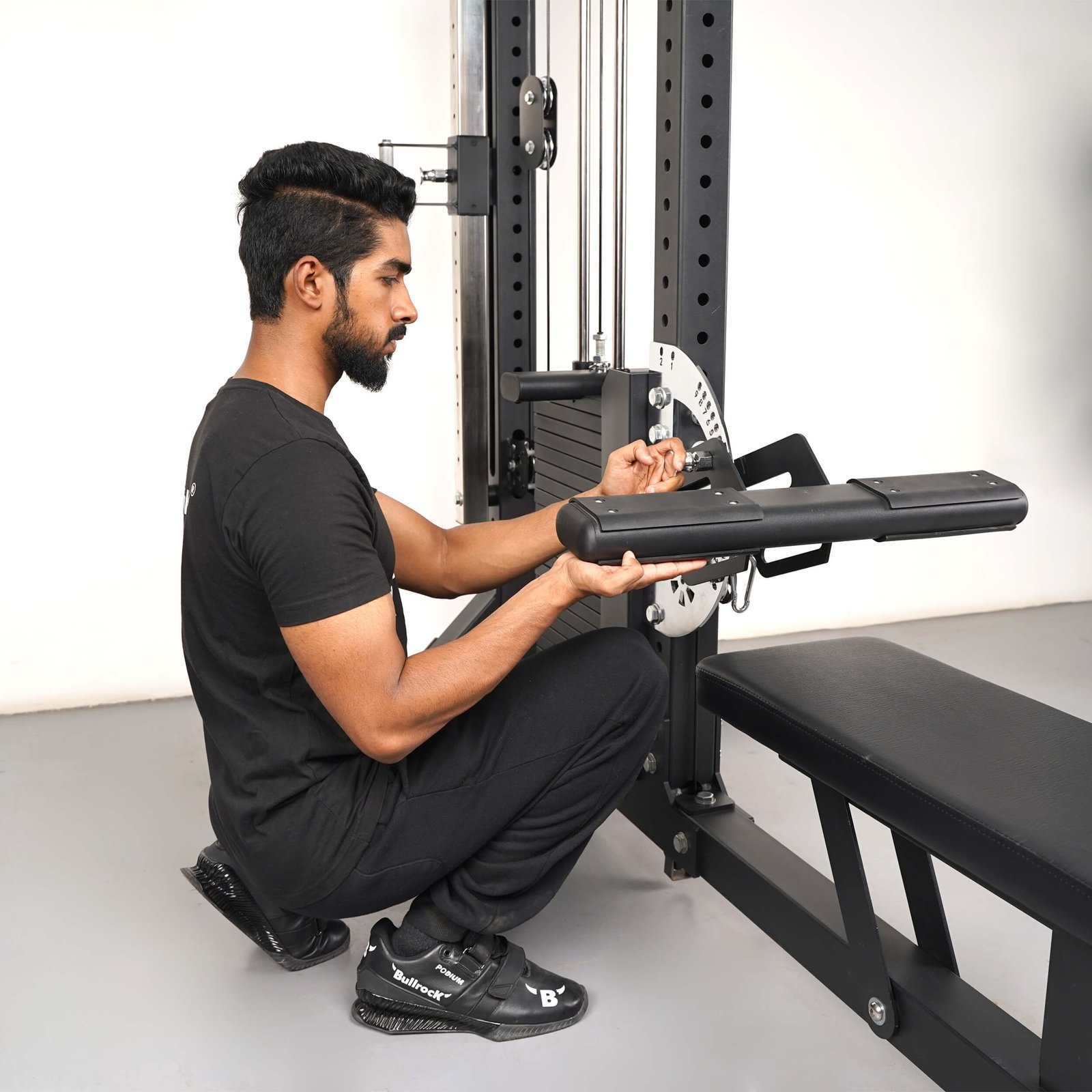 Gorilla Cable Tower – Lat Pull Down + Seated Row + Bicep + Tricep Combo - Image 3