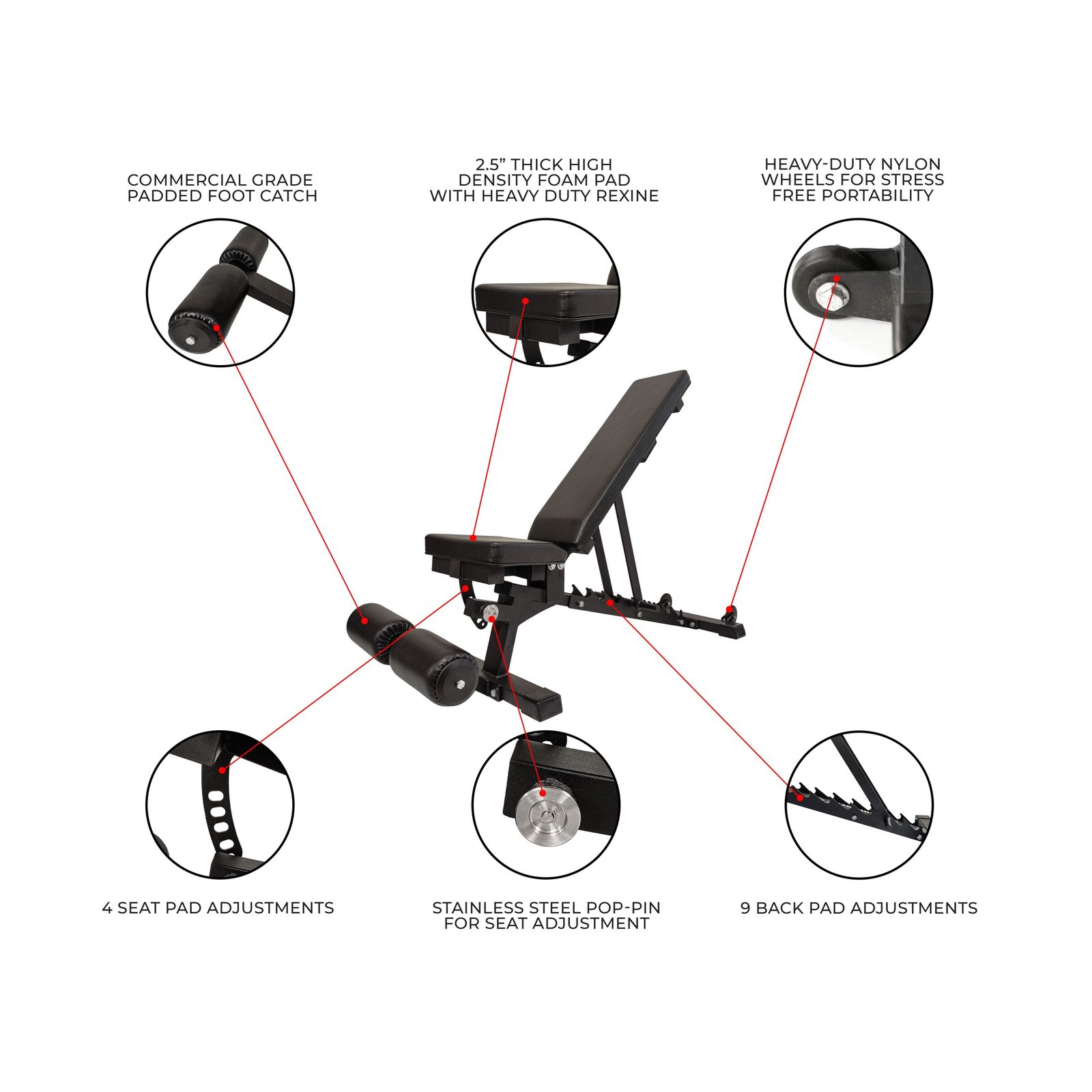 Stallion FID Adjustable Bench - Image 3
